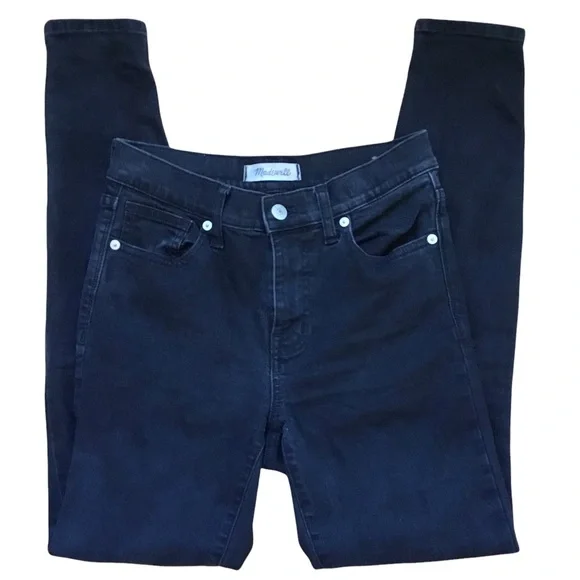 Madewell Black 9” High Riser Skinny Skinny Jeans - Picture 8 of 11